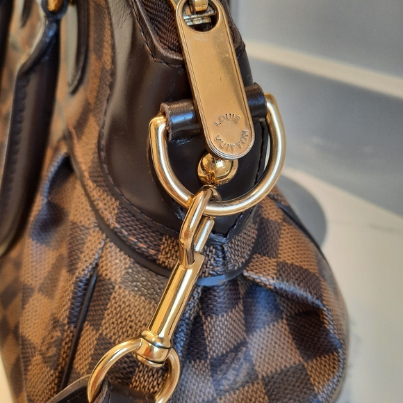 Authentic louis vuitton damier ebine trevi pm 2 way bag and wallet - Picture 11 of 11